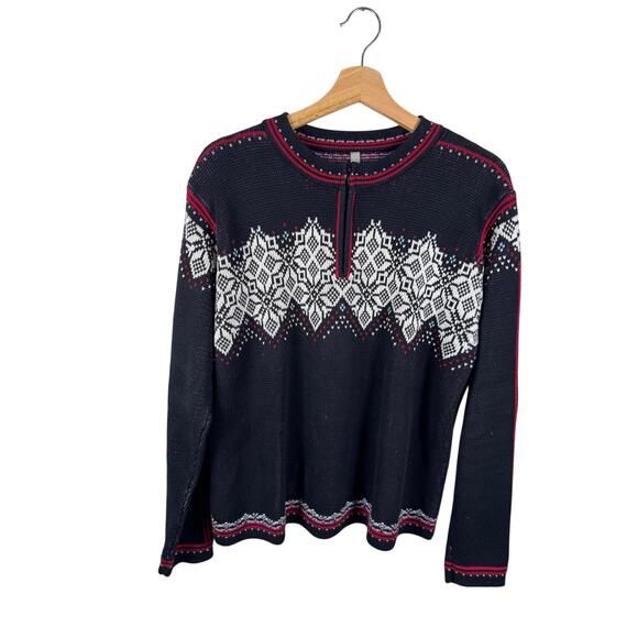 Hanna Andersson Sweaters - Hanna Andersson Nordic Quarter Zip Sweater Large